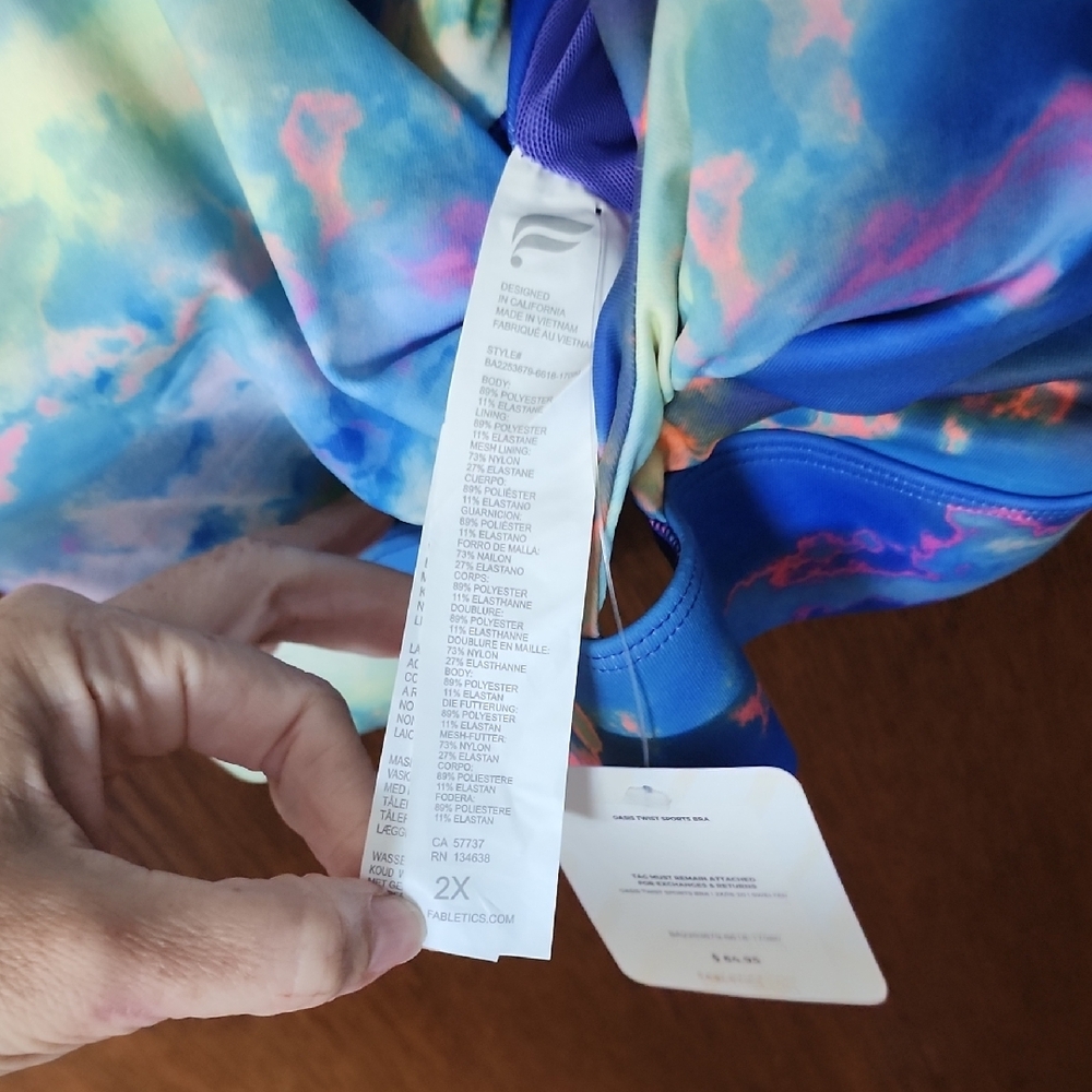 Fabletics Multicolor Bra - Picture 4 of 6